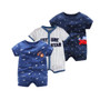 2018 Summer Short Sleeved Jumpsuit For Newborn Romper Character Baby Boy Clothes and  Baby Girl