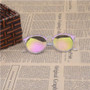 ASUOP2018 new high-end fashion brand boy cat eye sunglasses girl round outdoor color children's