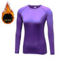 Yuerlian Hot Women Fitness Tight female T-shirt Dry Fit Training Blouse Sport Suit Running