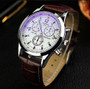 New listing Yazole Men watch Luxury Brand Watches Quartz Clock Fashion Leather belts Watch Cheap