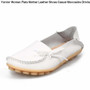 Yomior Women Flats Mother Leather Shoes Casual Moccasins Driving Loafers Women's Shoes Fashion