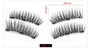 Magnetic eyelashes with 3 magnets handmade 3D magnetic lashes natural false eyelashes