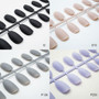 24Pcs Matte Fake Nails Multiple Color Detachable Nail Tips