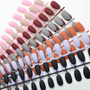 24Pcs Matte Fake Nails Multiple Color Detachable Nail Tips