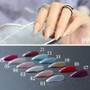 Fake Short Rose Pointed Soft Pink Nude Red Brown Blue Stiletto False Nails full cover