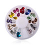 DIY Nail Art Wheel Tips Crystal Glitter Rhinestone 3D Nail Art Decoration Acrylic Diamond Drill