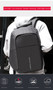 USB Charger Laptop Multi-Function Travel Gray and Black Smart Backpack