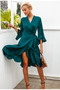 VenusFox Elegant sexy wrap dress