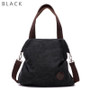 Women's Canvas Leather Large Capacity Pocket Casual Tote Handbag Shoulder Handbags