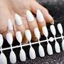 24pcs Fashion Candy Red Stiletto Pointed Sharp False Nails for daily wear