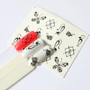 1PCS Summer Retro Harajuku Element Fruit Cake Lace Water Transfer Nail Manicure Art Sticker