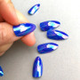 Metallic Art Manicure Mirror Look  Fake Nail False Nail Tips 12pcs/Box