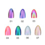 Metallic Art Manicure Mirror Look  Fake Nail False Nail Tips 12pcs/Box