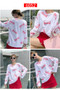 VenusFox Women cartoon print Oversized Graphic Casual Boyfriend T-Shirts