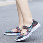 Women Casual Shoes 2017 Summer Breathable Handmade Women Woven Shoes Fashion Comfortable LightWeight