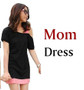 Family Look Clothing Special Shoulder For Mother Daughter Dresses Family Matching Outfits T-shirt