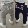 TANGUOANT Retail hot sale spring and autumn kids clothing boys girls harem pants cotton owl trousers