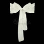 50pcs Organza Chair Sash Bow For Cover Banquet Wedding Party Event Xmas Decoration Sheer Organza