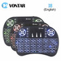 VONTAR Backlight i8 English Russian Spanish 2.4GHz Wireless Keyboard Air Mouse Touchpad Backlit for