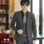 (Jacket+Pant+Tie) Luxury Men Wedding Suit Male Blazers Slim Fit Suits For Men Costume Business