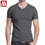 Free Shipping 2017 summer Hot Sale Cotton T shirt men's casual short sleeve V-neck T-shirts