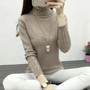 Refeeldeer Women Turtleneck Winter Sweater Women Long Sleeve Knitted Women Sweaters And