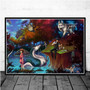 Home Decoration Prints Painting Wall Art Princess Mononoke Japan Anime Nordic Pictures Modular Canvas Poster Bedside Background