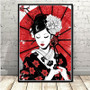 Home Decor Prints Painting Pictures Wall Art Ruby Geisha Japanese Samurai Modular Nordic Canvas Poster Modern Bedside Background