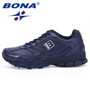 BONA New Arrival Classics Style Men Running Shoes Lace Up Sport Shoes Men Outdoor Jogging Walking