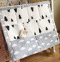 Muslin Tree Bed Hanging Storage Bag Baby Cot Bed Brand Baby Cotton Crib Organizer 60*50cm Toy Diaper