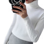 Thick Warm Women Turtleneck Sweater 2018 Autumn Winter Knit Women Sweaters And Pullover Female