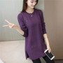 Autumn Winter Women Pullovers Sweater Knitted Elasticity Casual Jumper Fashion Loose O-collar Warm