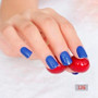 beautiful candy color finished false nails short 24pcs 54 section Optional