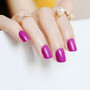 beautiful candy color finished false nails short 24pcs 54 section Optional