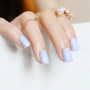 beautiful candy color finished false nails short 24pcs 54 section Optional