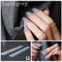 Matte False Short Pointed fake nails full cover