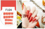 16 Colors 24pcs Matte Long Full Cover Nail Tips Press On Design Stickers