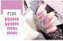 16 Colors 24pcs Matte Long Full Cover Nail Tips Press On Design Stickers