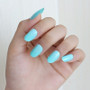 24pcs fashion candy color false nails finished Design 54 Optional