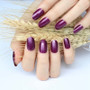 24pcs fashion candy color false nails finished Design 54 Optional