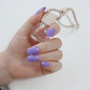 24pcs fashion candy color false nails finished Design 54 Optional