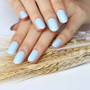 24pcs fashion candy color false nails finished Design 54 Optional