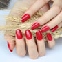 24pcs fashion candy color false nails finished Design 54 Optional