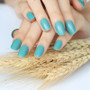 24pcs fashion candy color false nails finished Design 54 Optional