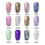 8ML Diamond UV LED Lamp Nail Gel Bling Glitter Soak Off Semi Permanent Gel Nail Polish