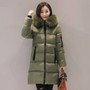 VenusFox Long Parka Hooded Jacket With Fur collar