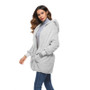 VenusFox Long Sleeve Hooded Faux Fur Teddy Bear Coat