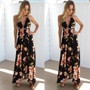 VenusFox Floral Sexy Maxi Backless Dresses