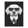 Black and White Fashion Mafia Hipster Animals Dog Cat Posters Prints Vintage Nordic Wall Art Pictures Home Decor Canvas Painting