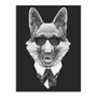 Black and White Fashion Mafia Hipster Animals Dog Cat Posters Prints Vintage Nordic Wall Art Pictures Home Decor Canvas Painting